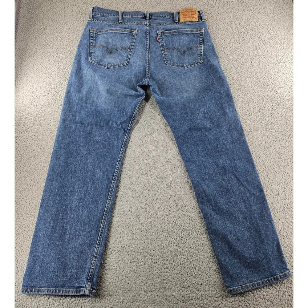 Levis 505 Jeans‎ Mens 38x32 Blue Regular Fit Straight Leg Cotton Denim